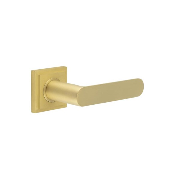 KENSINGTON LEVER HANDLE ON ROSE - (7 ROSE OPTIONS)